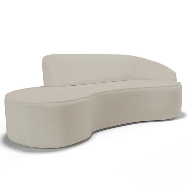 Sofá Living  4 Lugares 300cm Braço Direito Mozart D06 Sintéti