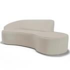 Sofá Living  4 Lugares 300cm Braço Esquerdo Mozart D06 Sintét