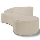 Sofá Living  4 Lugares 300cm Braço Esquerdo Mozart D06 Sintét