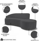 Sofá Living  4 Lugares 300cm Braço Esquerdo Mozart D06 Veludo