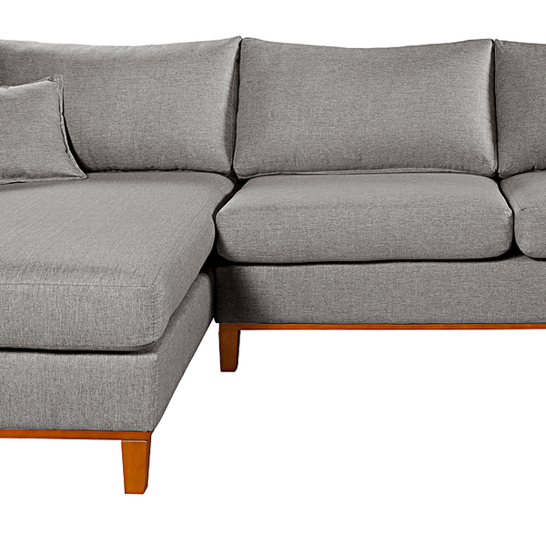 Sofa Living California 4 Lugares Chaise Lado Direito Revestid