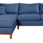 Sofa Living California 4 Lugares Com Chaise Revestido Linho B