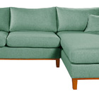 Sofa Living California 4 Lugares Com Chaise Revestido Linho B