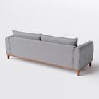 Sofá Living Cama Inbox Andorra 2,50m Com Molas Bonnel Suede V