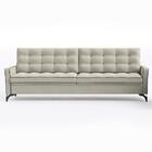 Sofá Living Cama Inbox Dublin 2,40m Com Molas Bonnel Suede Ve