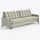 Sofá Living Cama Inbox Dublin 2,40m Com Molas Bonnel Suede Ve