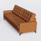 Sofá Living Cama Inbox Dublin 2,60m Com Molas Courino Veludo