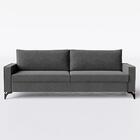 Sofá Living Cama Inbox Kiev 2,00m Linho Cinza