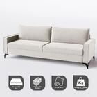 Sofá Living Cama Inbox Kiev 2,40m Linho Off-white