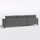 Sofá Living Com Chaise Direita Cama Inbox Kiev 2,70m Linho Ci