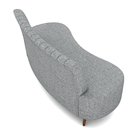 Sofá Living Decorativo 2 Lugares 1 60m Katara Cinza Linho G33