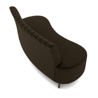 Sofá Living Decorativo 2 Lugares 1 60m Katara Marrom Veludo G