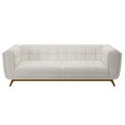 Sofá Living Decorativo 3 Lugares 240cm Bellart M22 Bouclê Bra