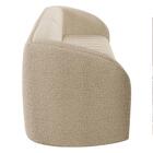 Sofá Living Decorativo 3 Lugares 252cm Meris Z32 Boucle Bege