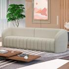 Sofá Living Decorativo 3 Lugares 292cm Meris Z32 Boucle Cru -