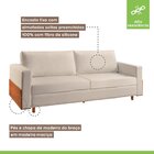 Sofá Living Encosto Fixo Com Almofadas Soltas Julia Mm Top 19