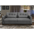 Sofá Living Idea 2 Lugares 1,50 Metros Linho - 06 Grafite