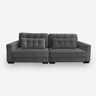 Sofá Living Idea 2 Lugares 1,70 Metros Linho - 06 Grafite