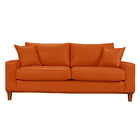 Sofa Living Istambul 3 Lugares Revestimento Courino Sintetico