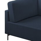 Sofá Living Orgânico 2 Lugares 165cm Norten Azul
