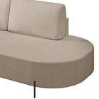 Sofá Living Orgânico 2 Lugares 165cm Norten Bege