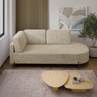 Sofá Living Orgânico 2 Lugares 165cm Norten Bege