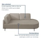 Sofá Living Orgânico 2 Lugares 165cm Norten Bege Claro