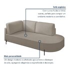 Sofá Living Orgânico 2 Lugares 165cm Norten Bege Claro