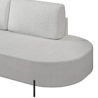 Sofá Living Orgânico 2 Lugares 165cm Norten Gelo