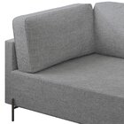 Sofá Living Orgânico 2 Lugares 165cm Norten Linho Cinza