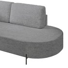 Sofá Living Orgânico 2 Lugares 165cm Norten Linho Cinza