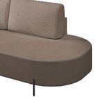 Sofá Living Orgânico 2 Lugares 165cm Norten Marrom