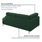 Sofá Living Orgânico 2 Lugares 165cm Norten Verde
