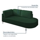 Sofá Living Orgânico 2 Lugares 165cm Norten Verde