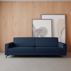 Sofá Living Para 4 Lugares 260cm Fly Azul Jeans