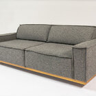 Sofá Living Quadrado Fixo 4 Lugares Debrum E Lapela Creta 220