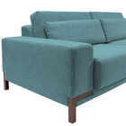 Sofá Living Retrátil Aéreo 3 Lugares Horizonte 210 Cm Pé Pali