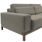 Sofá Living Retrátil Aéreo 3 Lugares Horizonte 210 Cm Pé Pali