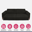 Sofá Living Retrátil Aéreo 4 Lugares Horizonte 230 Cm Pé Pali