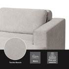 Sofá Living Retrátil E Reclinável Encantus 3 Lugares Bege