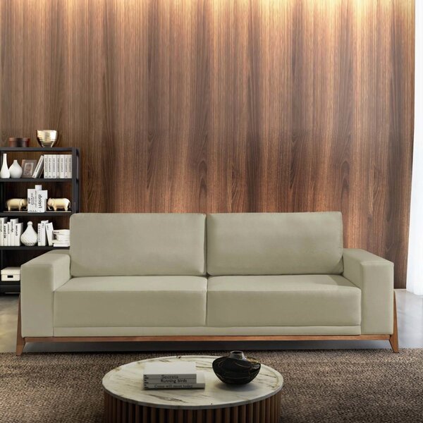 Sofá Living Vicenza 3 Lugares Mm Top 170cm Molas Ensacadas Be