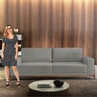 Sofá Living Vicenza 3 Lugares Mm Top 170cm Molas Ensacadas Ci