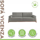 Sofá Living Vicenza 3 Lugares Mm Top 170cm Molas Ensacadas Ci