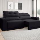 Sofá Lord 2,00m Retrátil E Reclinável Velosuede - Netsofas