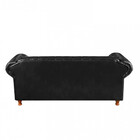 Sofá Luís Xv 3 Lugares Chesterfield Capitonê Vintage Clássic