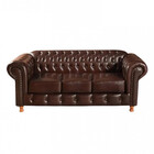 Sofá Luís Xv 3 Lugares Chesterfield Capitonê Vintage Clássic
