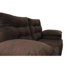 Sofá Luxemburgo 2 Lugares 1,52m Tecido Suede Café