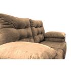 Sofá Luxemburgo 2 Lugares 1,52m Tecido Suede Castor