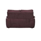 Sofá Luxemburgo 2 Lugares 1,52m Tecido Suede Vinho
