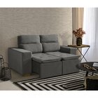 Sofá Luxemburgo 2 Lugares Retrátil Reclinável 1,50m Yescasa C